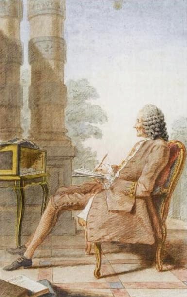 Carmontelle, Jean-Philippe Rameau, pastel, 1760 Musée Condé, Chantilly